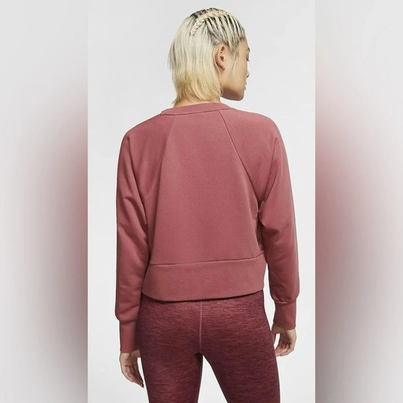 Nike | Dri Fit | Get Fit Fleece Training Crew Neck Sweatshirt - Picture 2 of 7